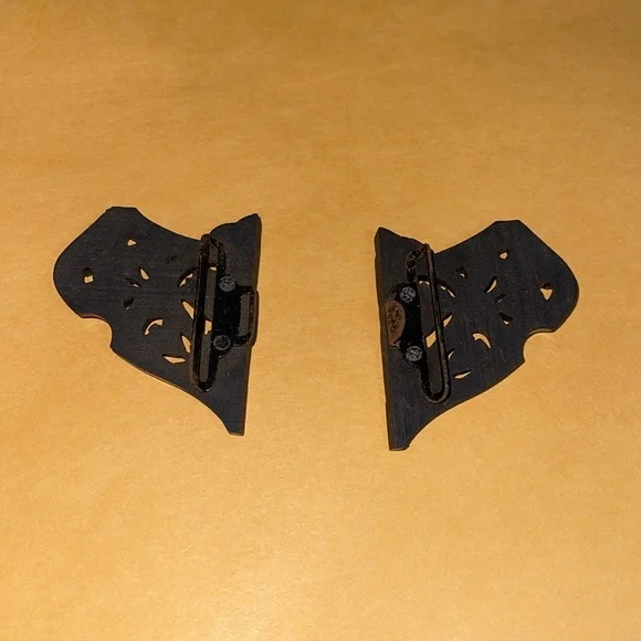 Extremely rare antique Gutta Percha belt buckle. - Picture 3 of 4